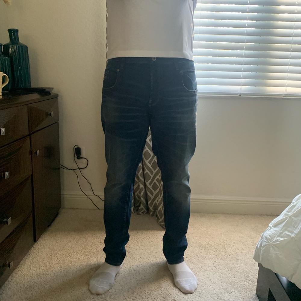 G-Star Radar Straight Tapered Faded Jeans